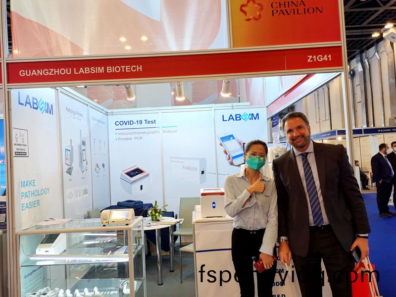 【展(zhan)會迴(hui)顧(gu)】藍勃(bo)生(sheng)物(wu)精(jing)綵(cai)亮(liang)相(xiang)2022 MEDLAB Middle East